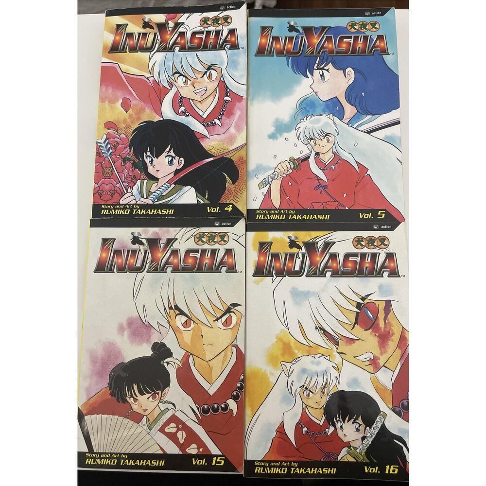Inuyasha, Vol. 4, 5, 14, 15 Takahashi, Rumiko, VIZ Media LLC, Book‎